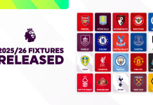 Complete Fixture List For 2025/26 Premier League Season