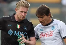 Conte Warns De Bruyne, Højlund As Napoli Collapses 6–2 to PSV