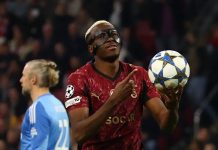 Osimhen Scores Hat-Trick As Galatasaray Beat Ajax in Champions League