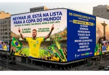 Neymar Makes Brazil World Cup List