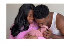 Veekee James Welcomes First Child With Husband Femi Atere