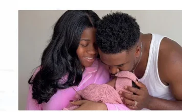Veekee James Welcomes First Child With Husband Femi Atere